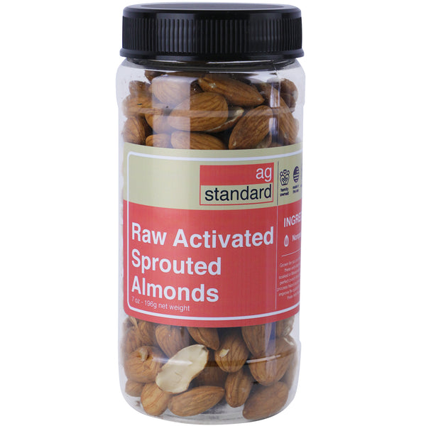 Activated Sprouted Raw Almonds - 7 oz