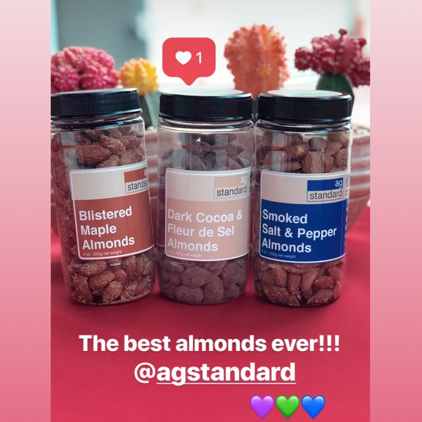 Blistered Maple Smoked Almonds