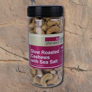 Slow Roasted Cashews with Sea Salt