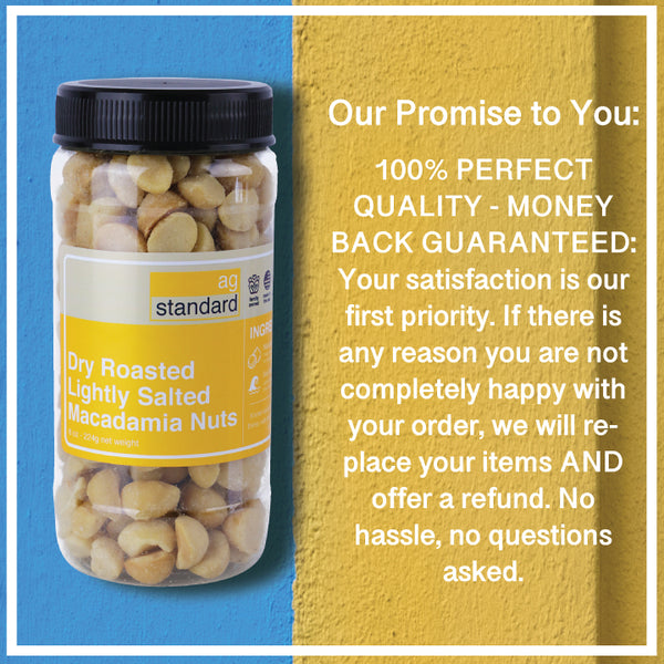 Roasted Lightly Salted Macadamia Nut Halves