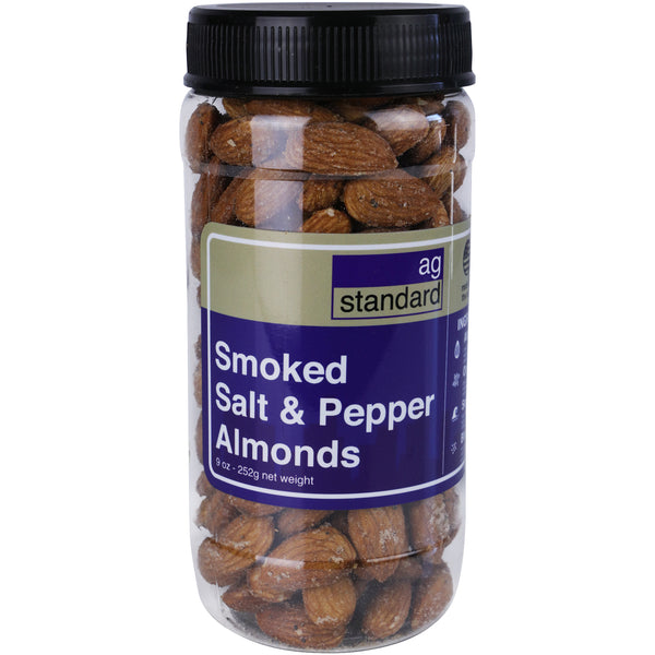 Classic Salt and Pepper Smoked Almonds
