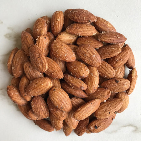 Classic Salt and Pepper Smoked Almonds